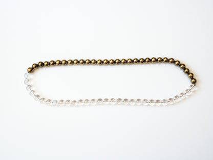 BICOLORE - Collier de perles Hématite