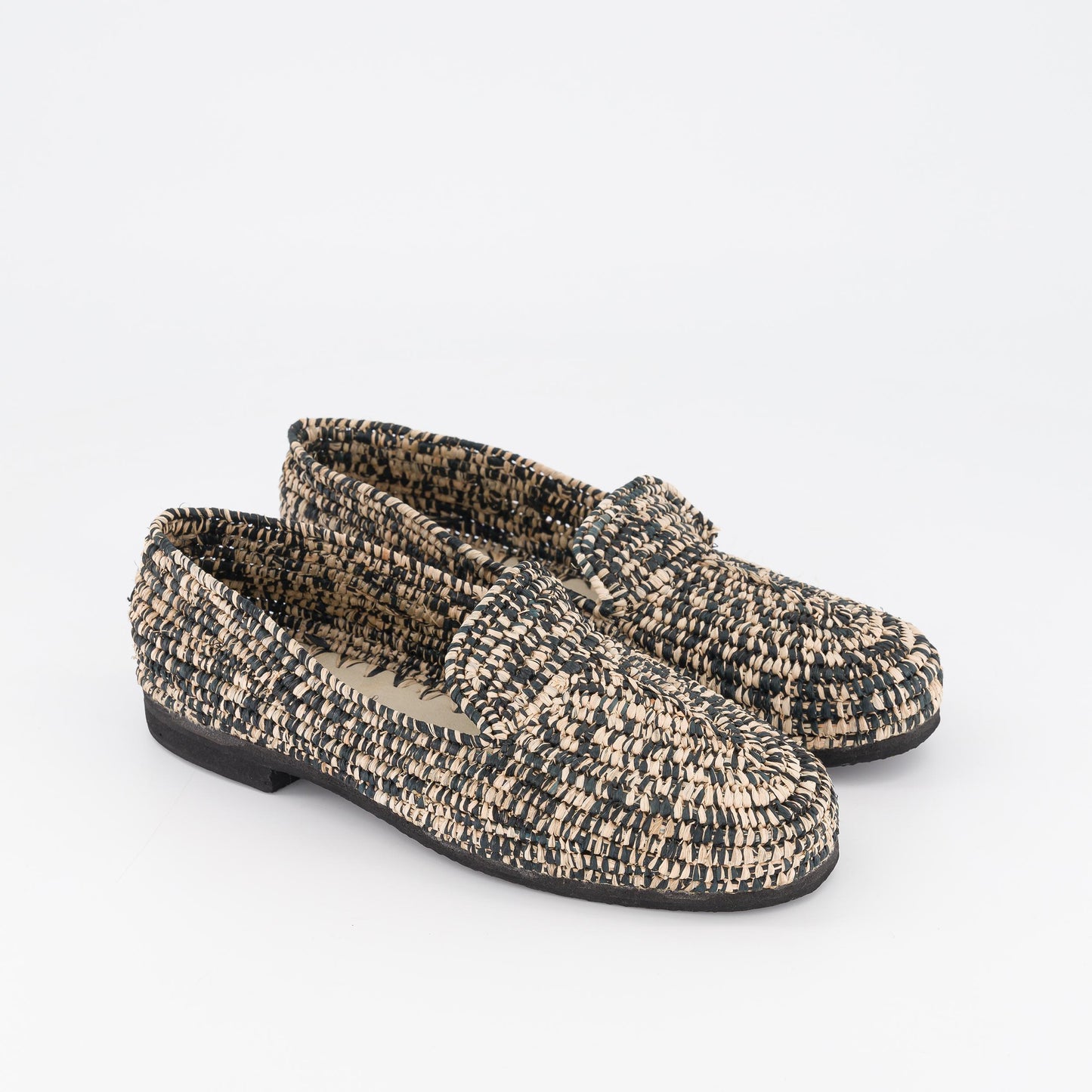 MOCASSINS EN RAPHIA