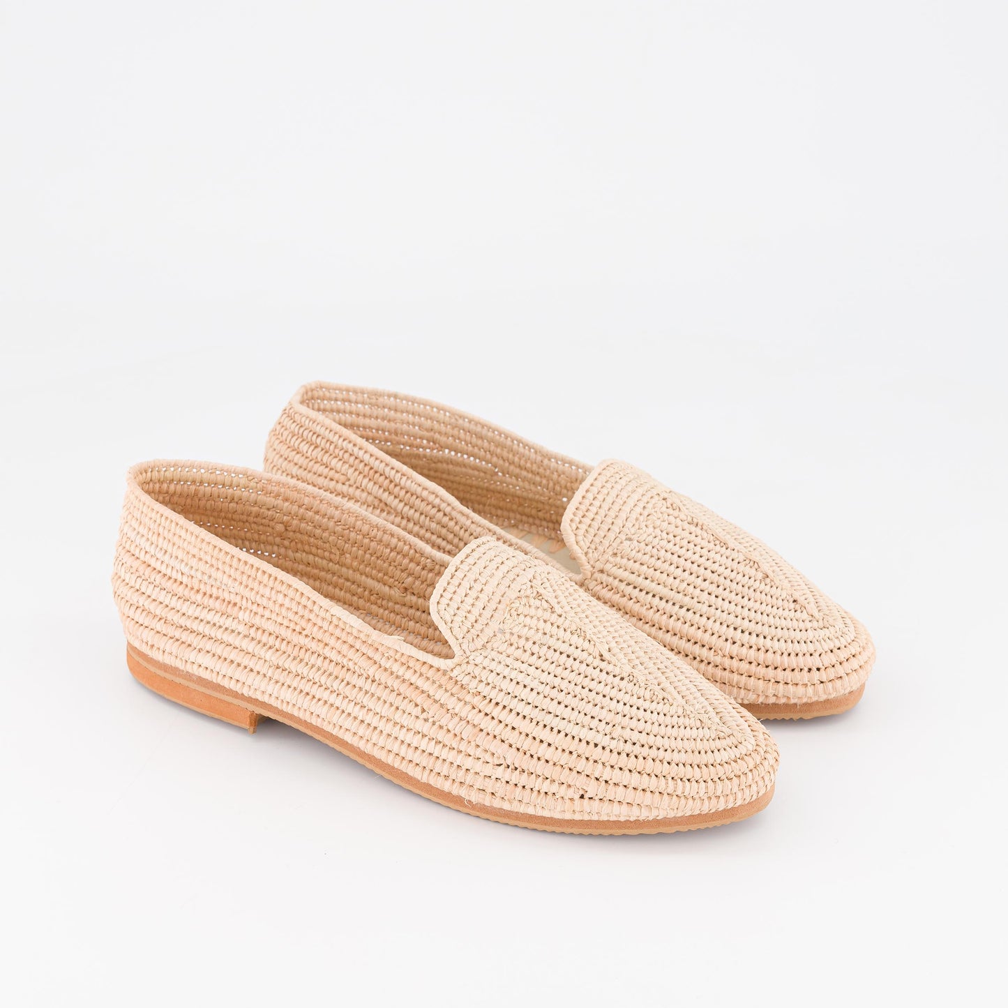 MOCASSINS EN RAPHIA