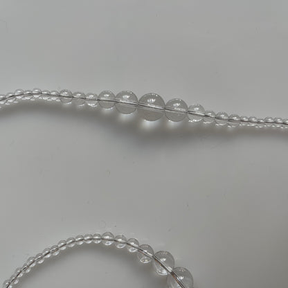 INTERVALLE - Collier de perles CRISTAL