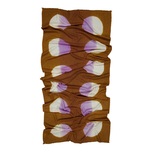 PARADE - MERINO SCARF GOLD & LILAC