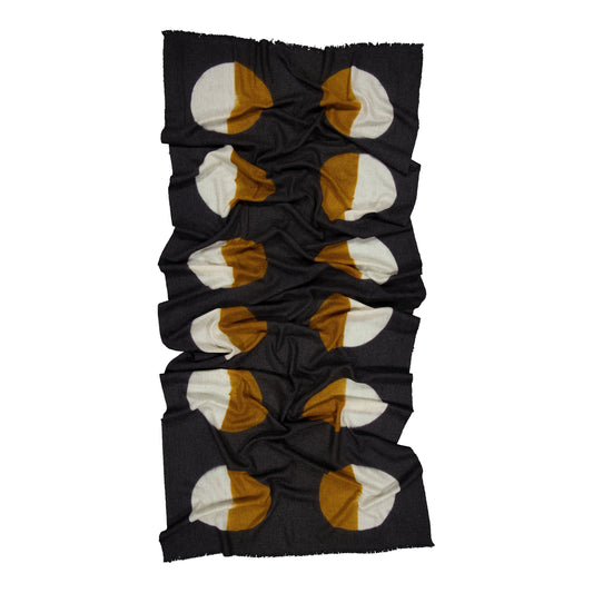 PARADE - MERINO SCARF BLACK & GOLD