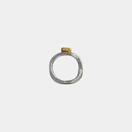 Gold Rectangle Ring Mix - ABOAB