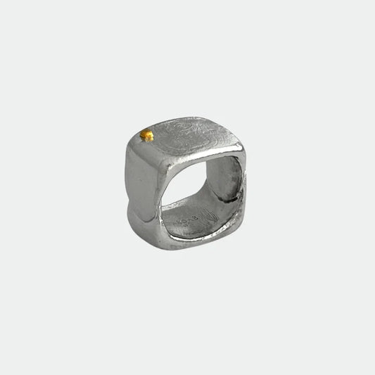 GOLD CUBE ENFOLD RING MIX -  ABOAB