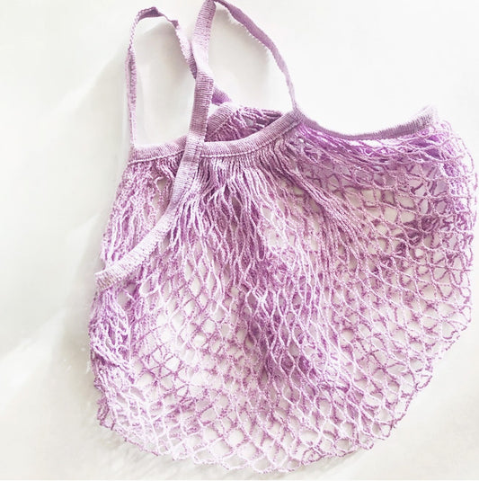 Sac filet en coton écologique LAVANDE