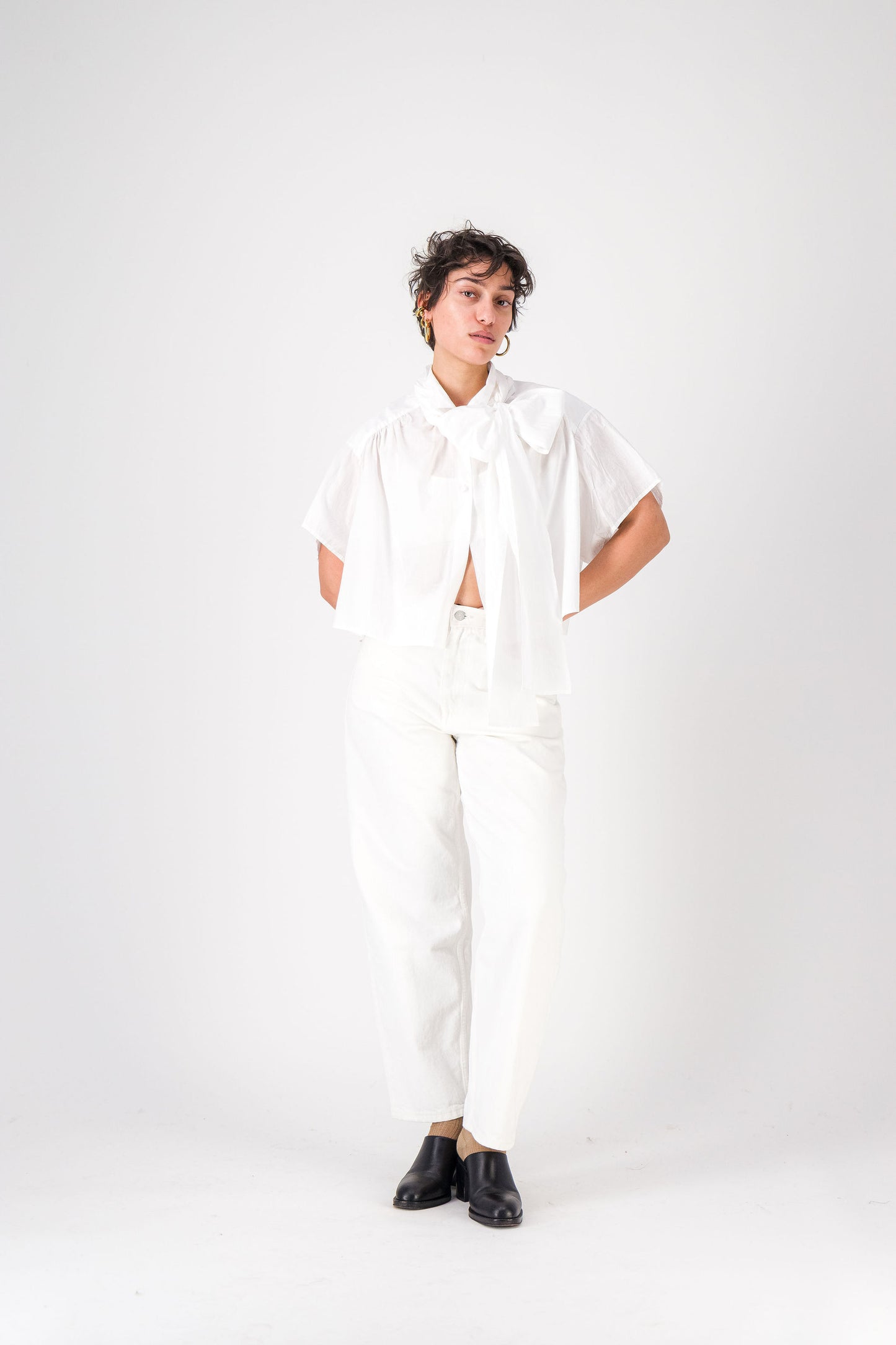 CHEMISE NOEUD - TAKEBAYASHI MUSEUM Ecru