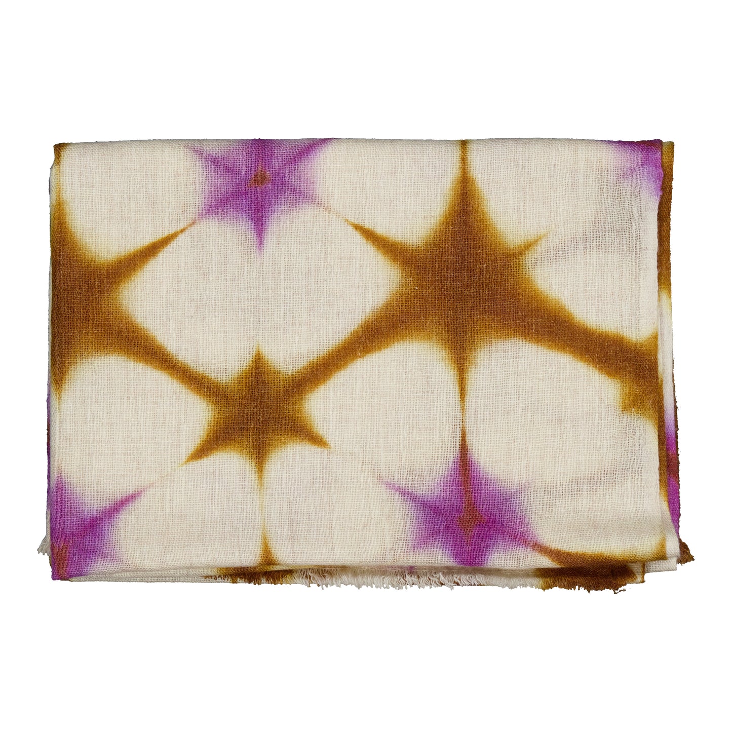 BELISS - MERINO SCARF LILAC & GOLD
