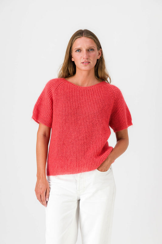 BLIZZARD - MOHAIR TOP GERANIUM