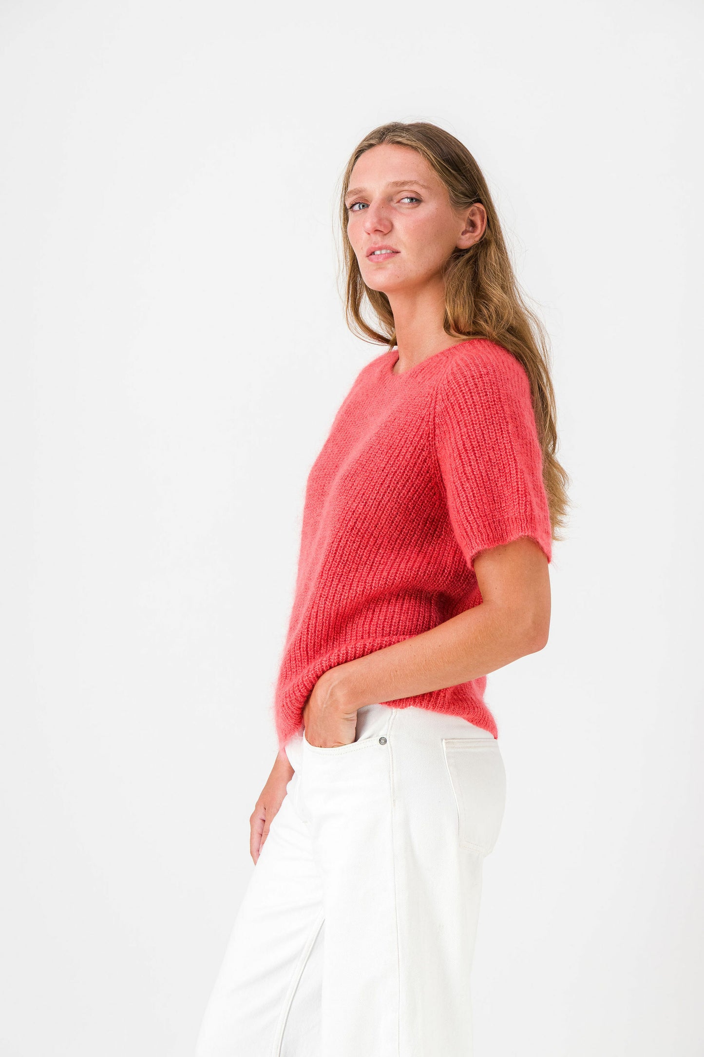 BLIZZARD - MOHAIR TOP GERANIUM