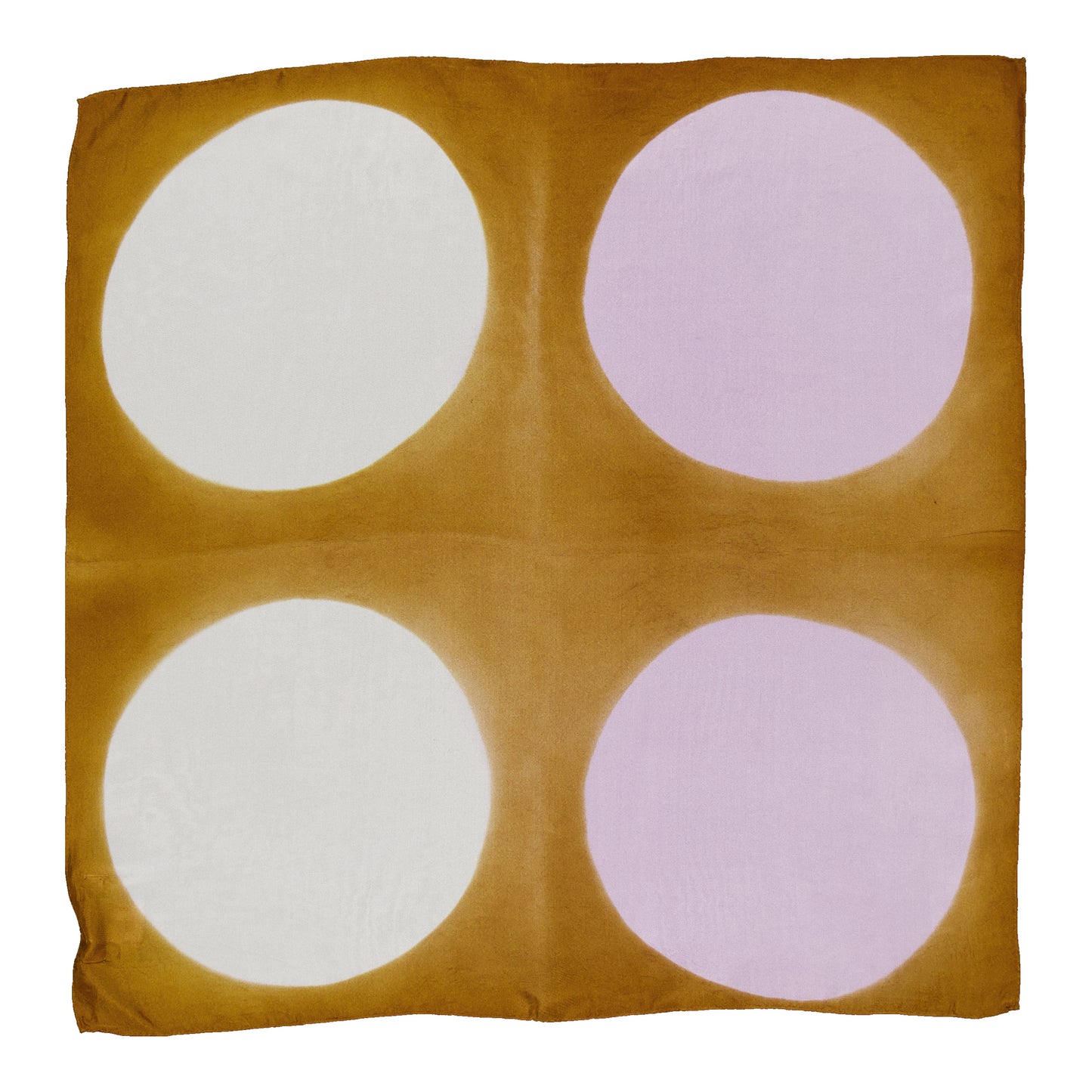 PILE - SILK BANDANA LILAC & GOLD