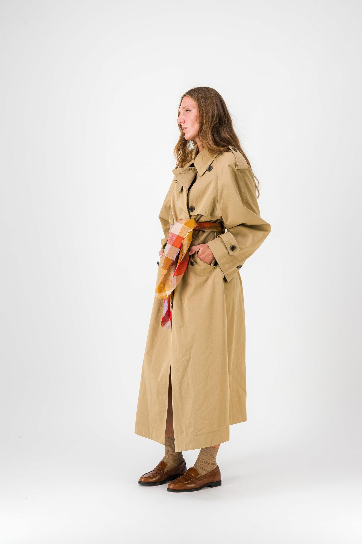 FELICITE MULTICOLOUR LILAC - Carré en cachemire