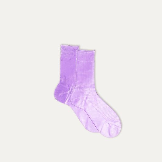 Chaussette en soie métallisée - Maria la Rosa