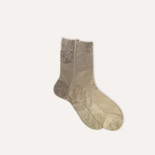 Chaussette en soie métallisée - Maria la Rosa