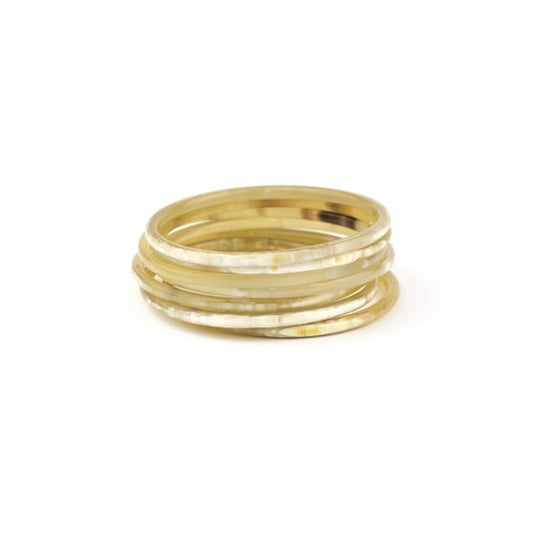BRACELETS SEMAINIER CORNE BLONDE