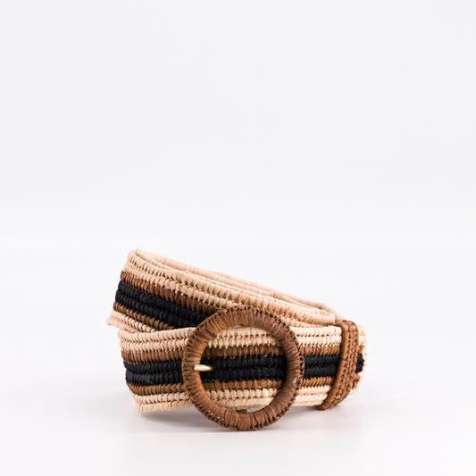 CADENCE - Raphia belt