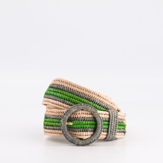 CADENCE - Raphia belt