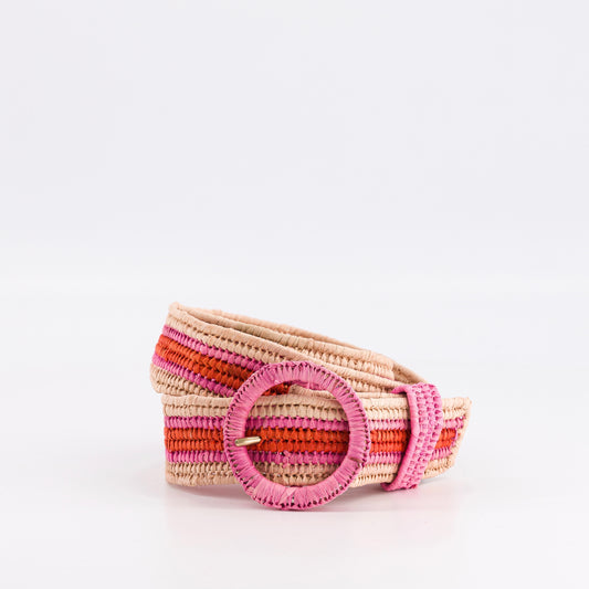 CADENCE - Raphia belt