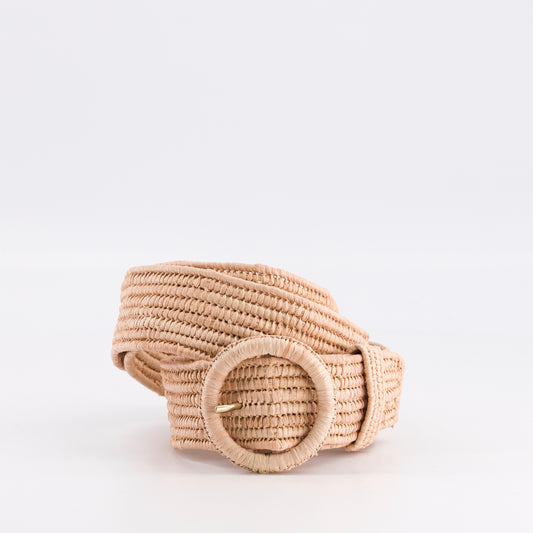 CADENCE - Raphia belt