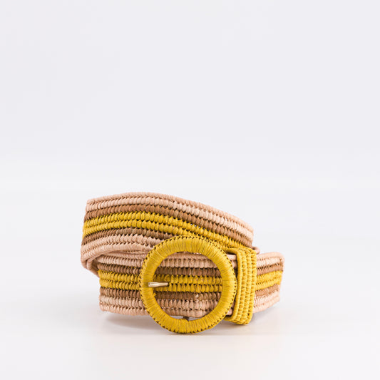 CADENCE - Raphia belt