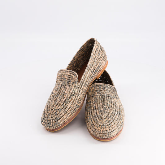 MOCASSINS EN RAPHIA