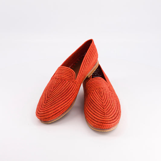 MOCASSINS EN RAPHIA