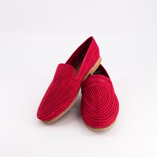 MOCASSINS EN RAPHIA