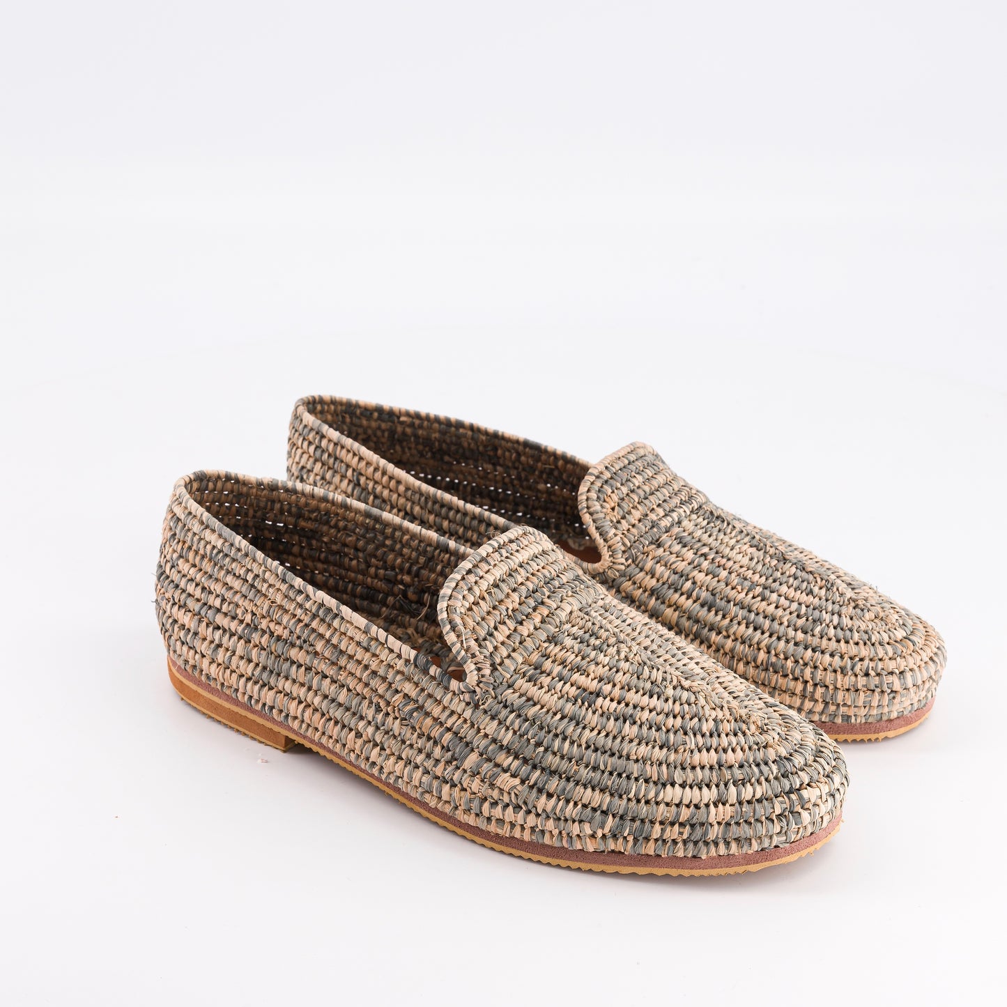 MOCASSINS EN RAPHIA