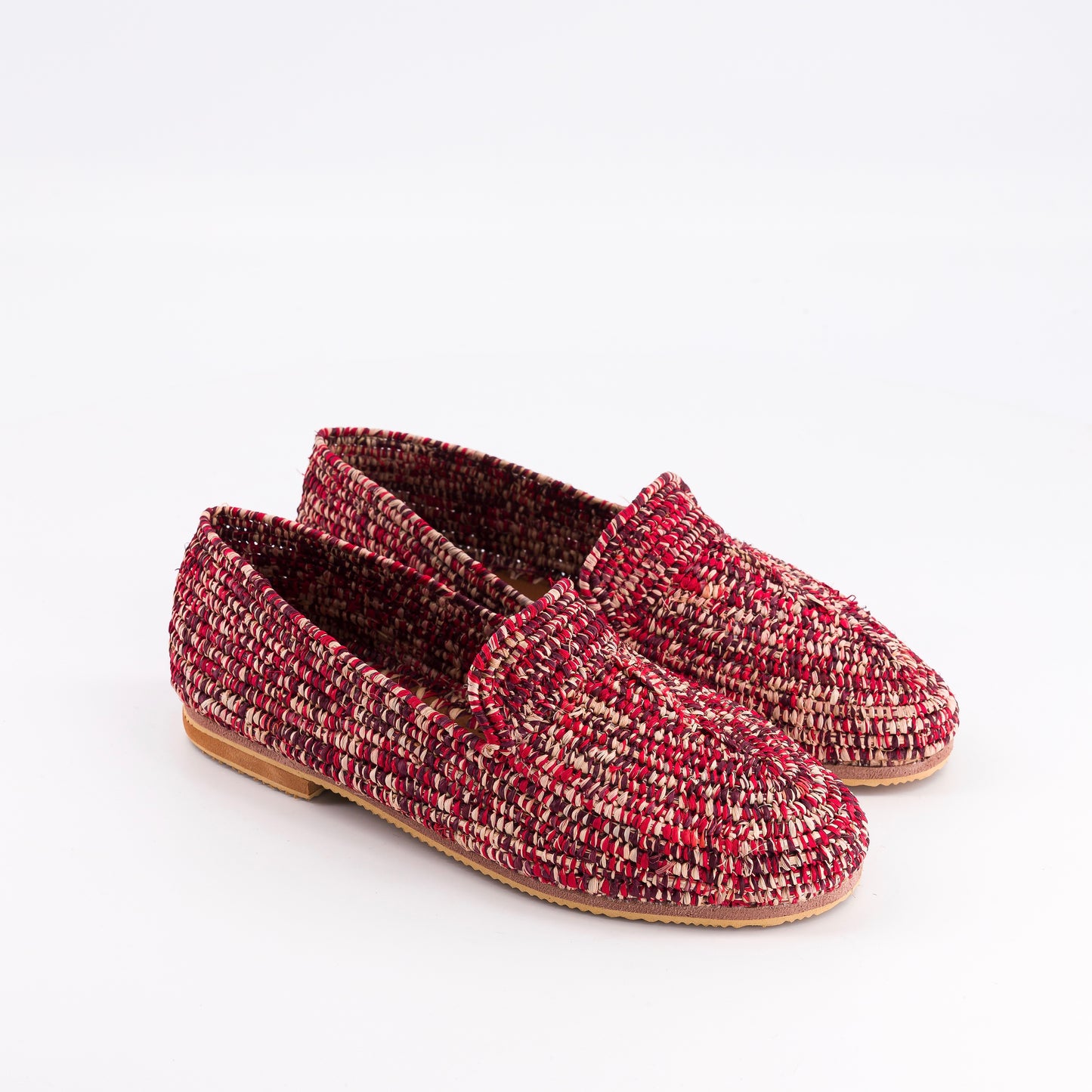 MOCASSINS EN RAPHIA