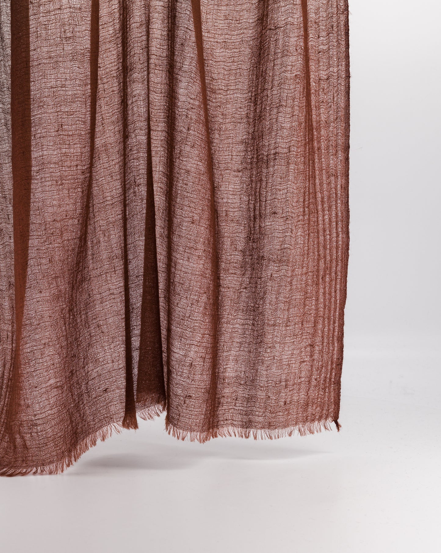 HOPE - cashmere stole Brown