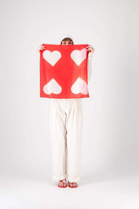 LOVE - Silk Bandana