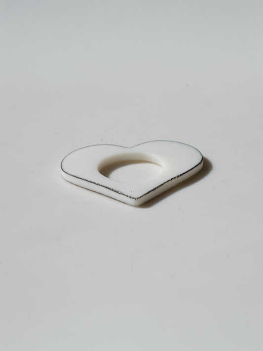 ROMANCE - Anneau de foulard WHITE