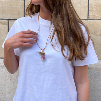 SMALL RADISH - COLLIER RENARD BIJOUX PINK