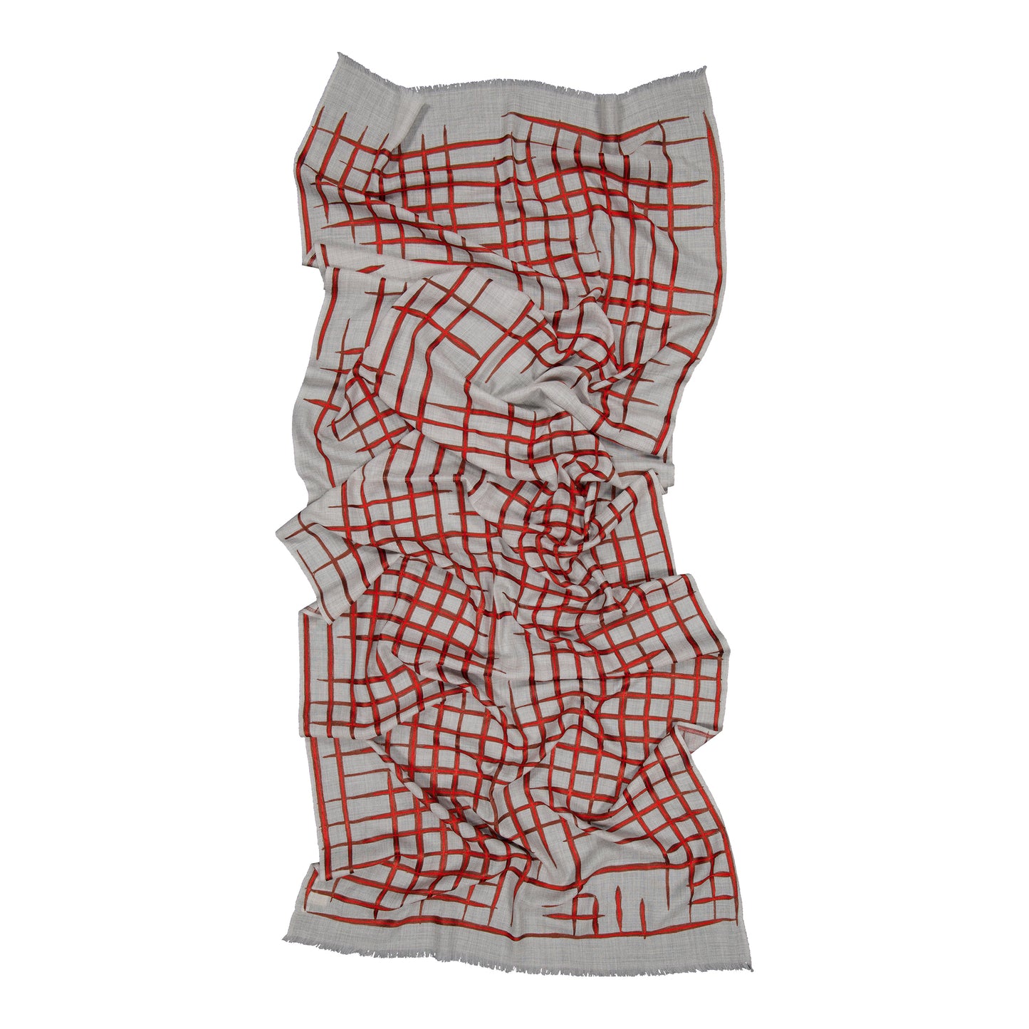 REPRISE - MERINO SCARF RED