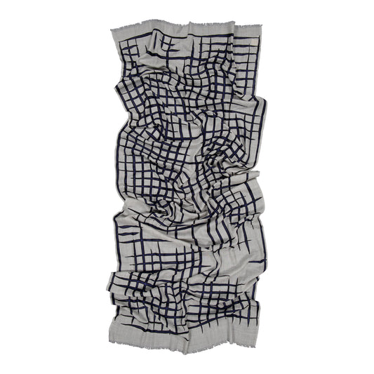 REPRISE - MERINO SCARF NAVY
