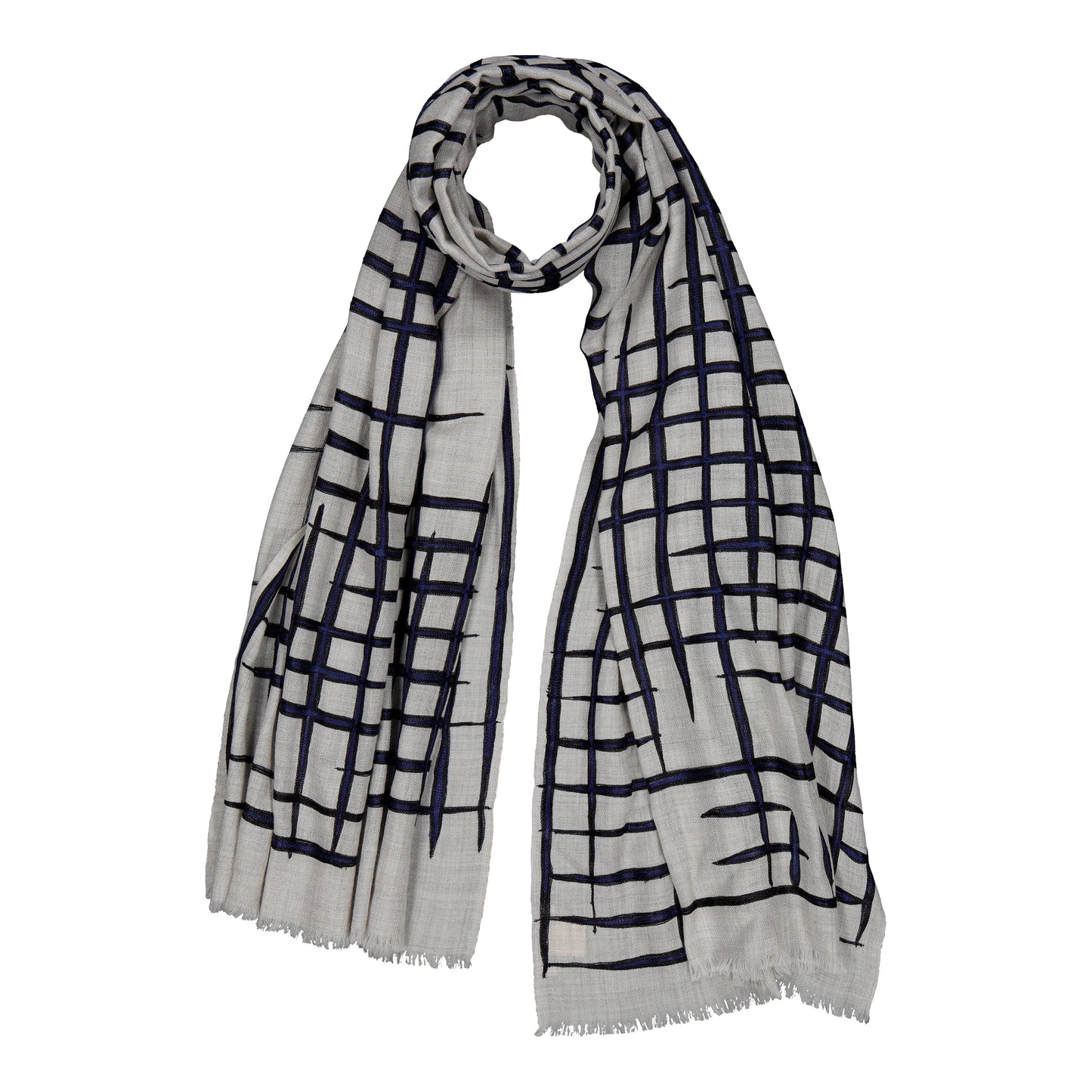 REPRISE - MERINO SCARF NAVY