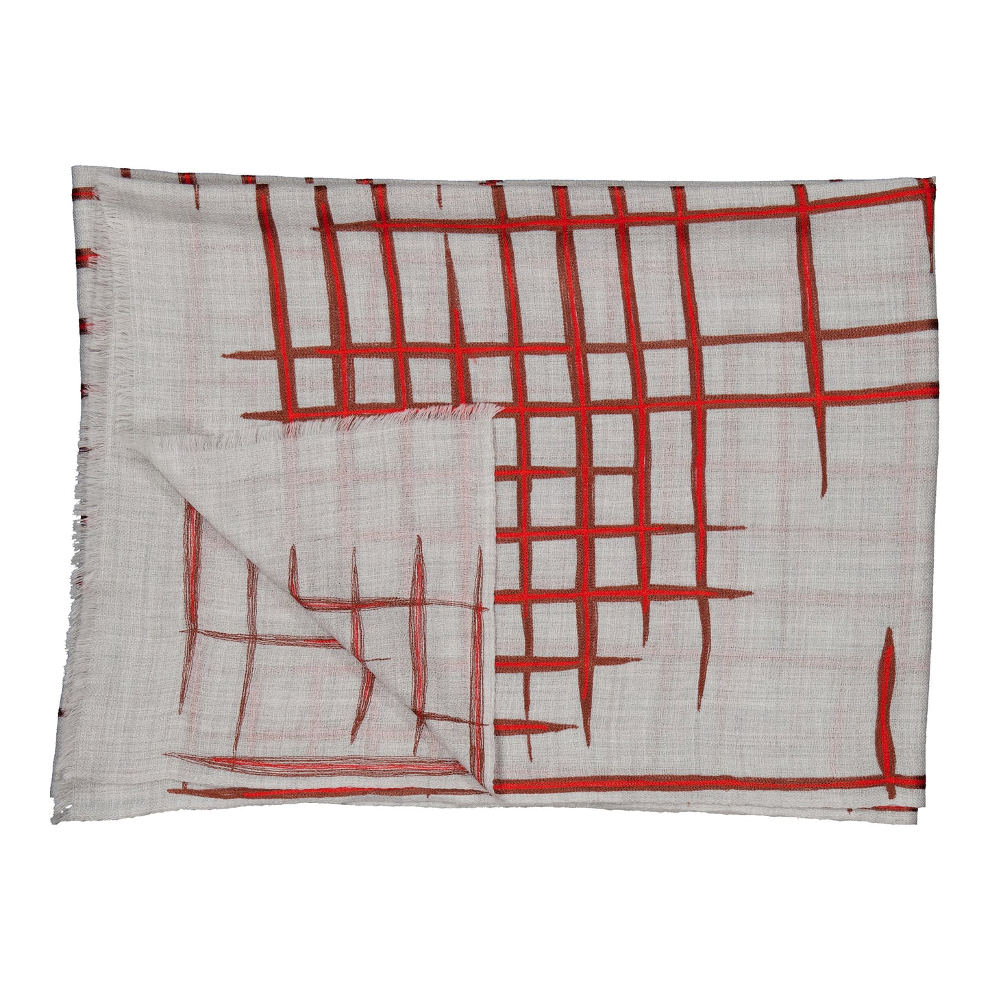 REPRISE - MERINO SCARF RED