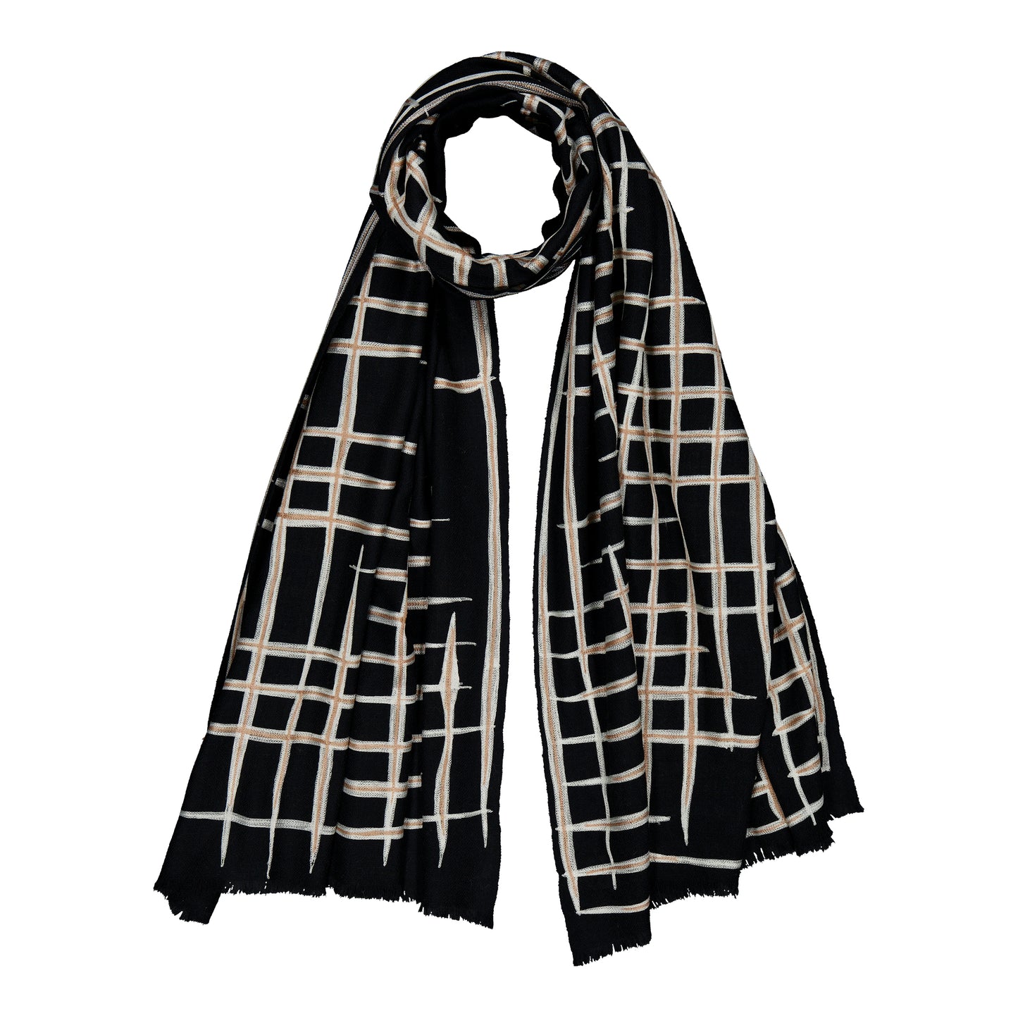 REPRISE - MERINO SCARF KRAFT