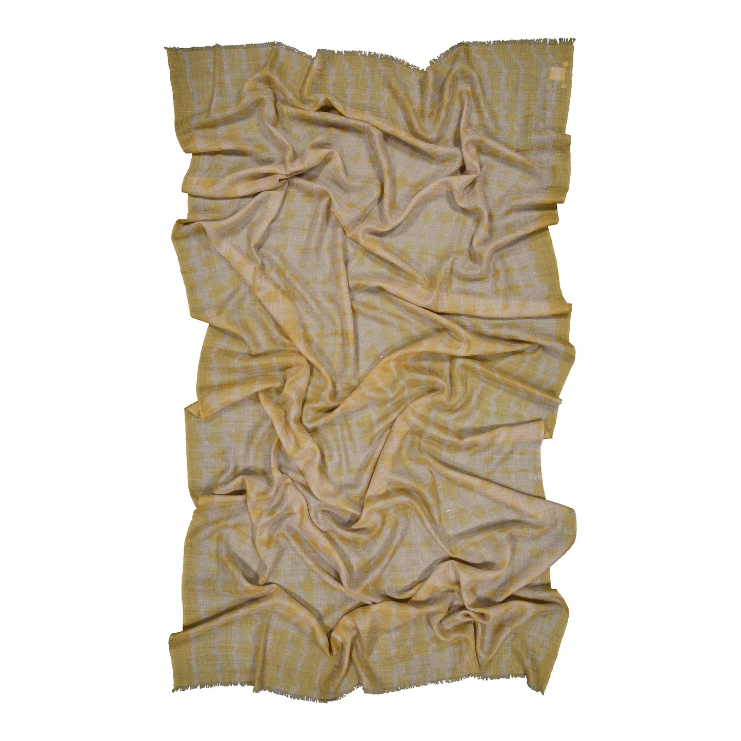 RIVE - shibori cashmere shawl KRAFT
