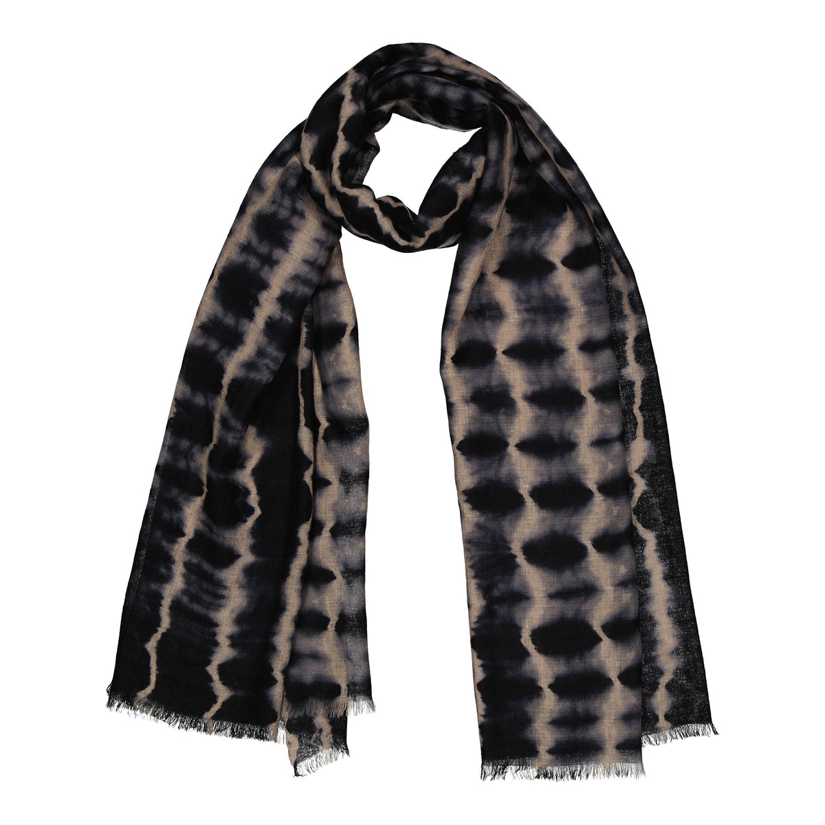 RIVE - shibori cashmere shawl