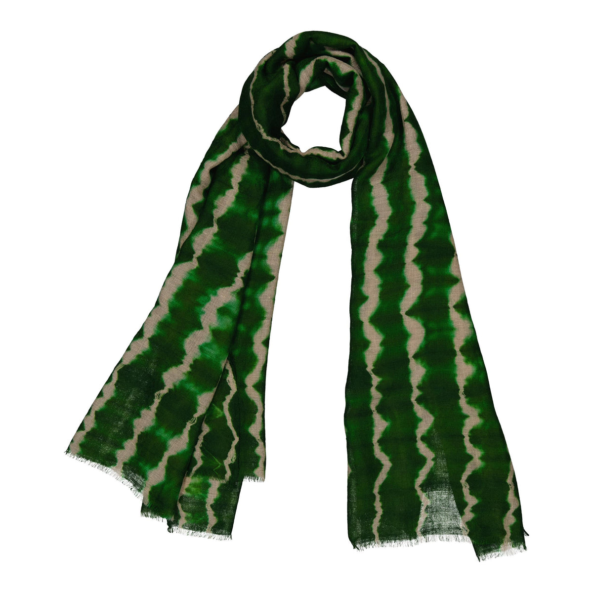 RIVE - shibori cashmere shawl
