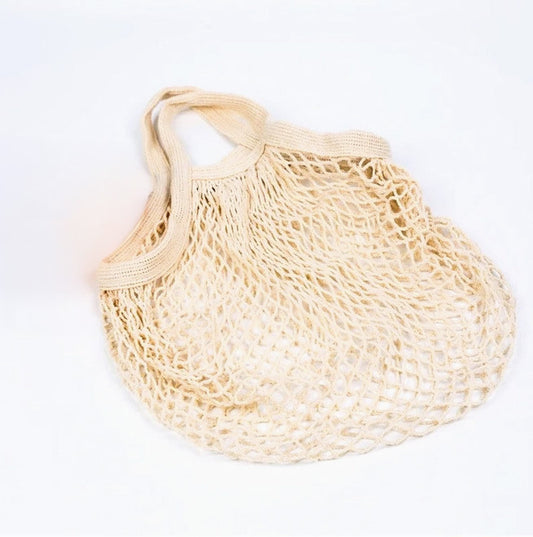 Sac filet en coton écologique BEIGE