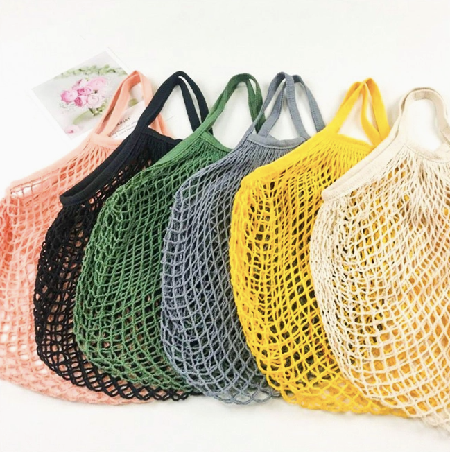 Sac filet en coton écologique LAVANDE