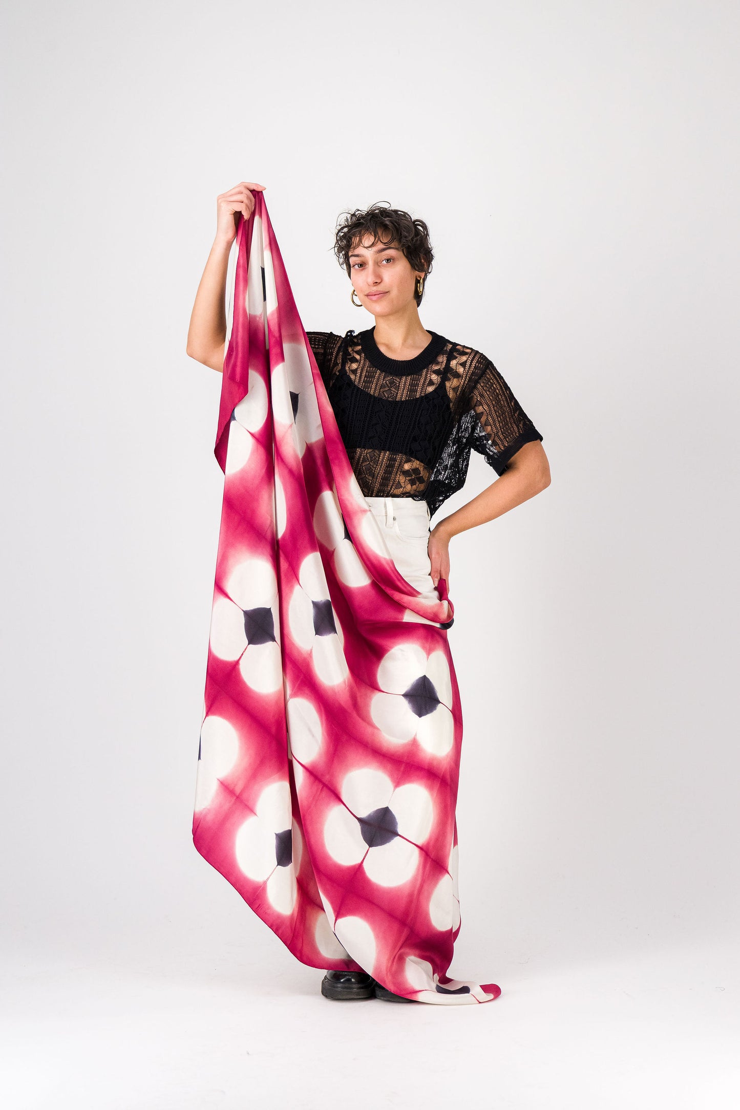 SIXTIES -  Foulard en soie