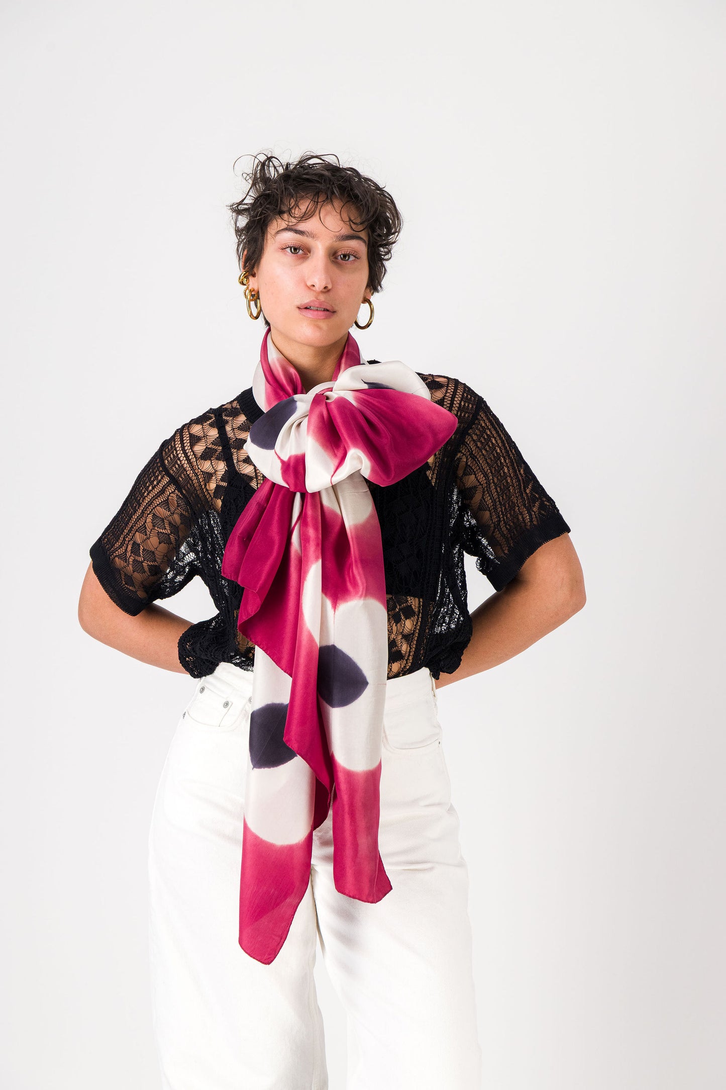 SIXTIES -  Foulard en soie