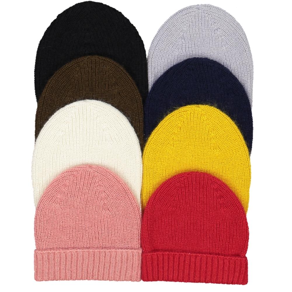 NEIGE - A cosy ribbed beanie ROSE JAIPUR