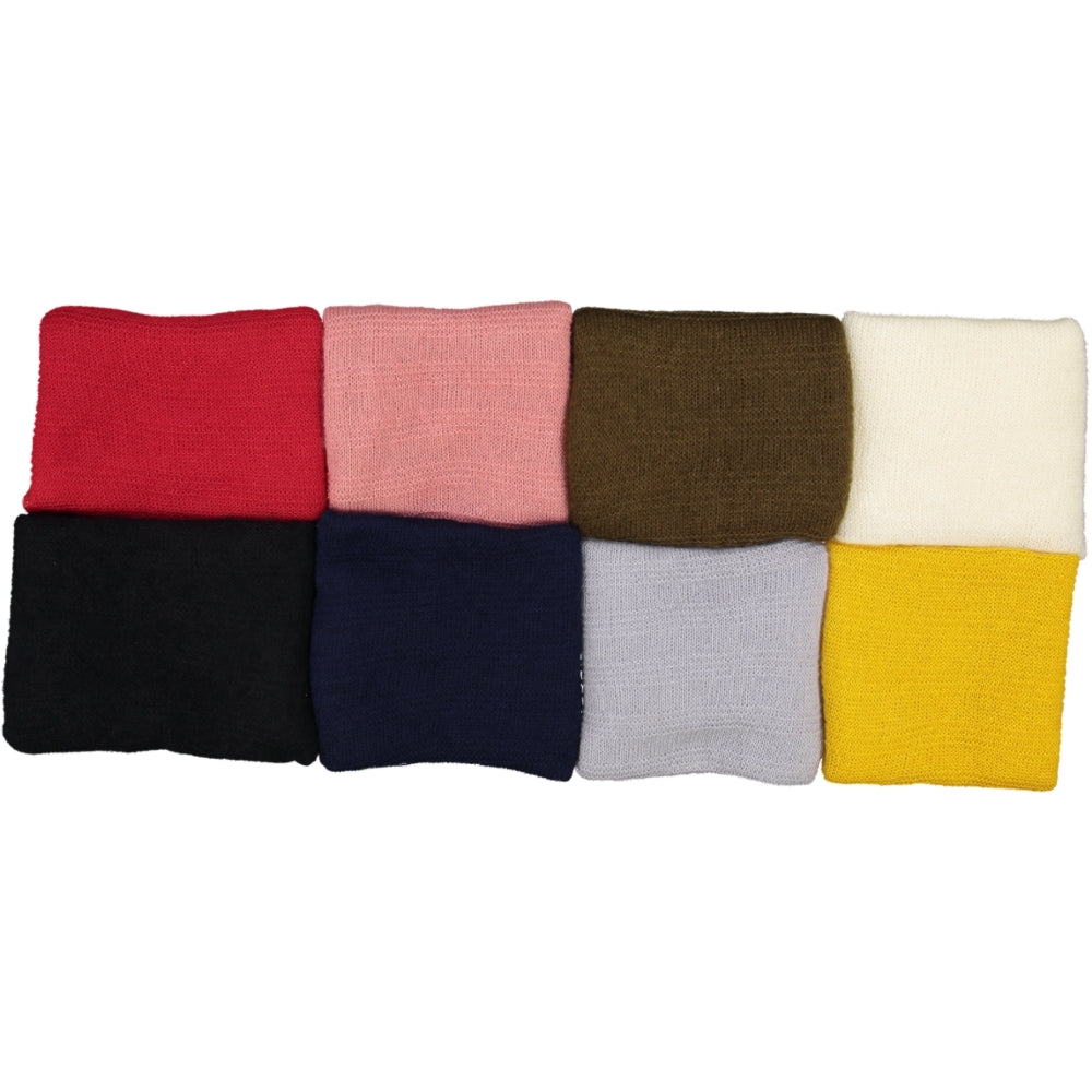 BRUME - a knitted scarf CARMIN RED