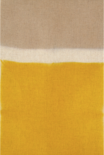 ARIA - merino wool stole YELLOW & BEIGE
