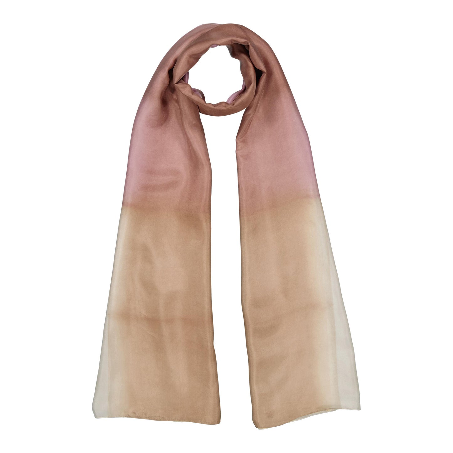 MINIMAL - silk scarf LILAC & BEIGE