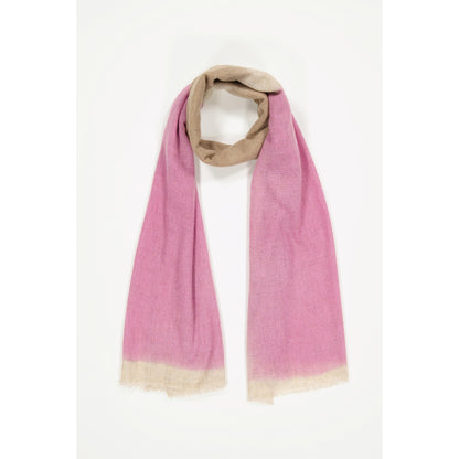 ARIA - merino wool stole LILAC & BEIGE
