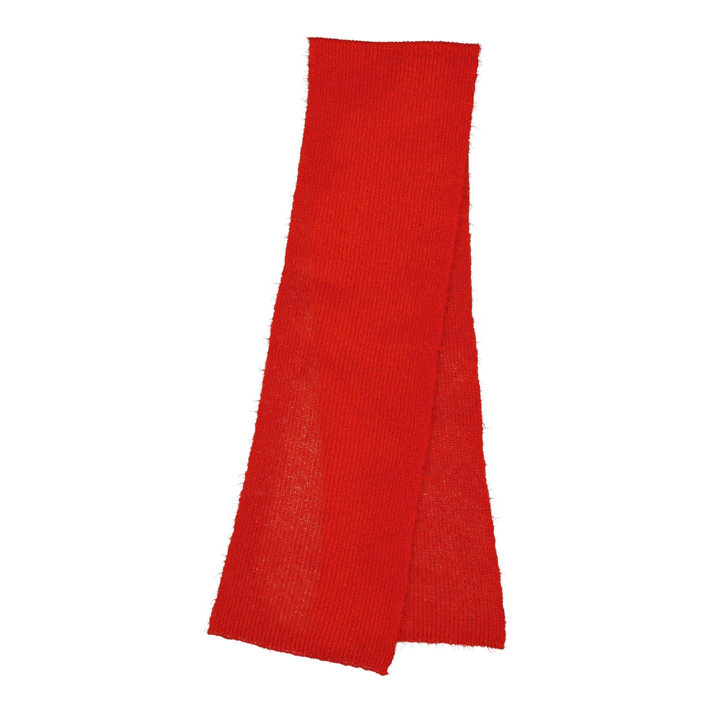 BLISS - RIBBED SCARF VERMILION